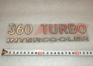 ЗНАК ЗАВОДСКОЙ "360 turbo INTERCOOLER" КАМАЗ 651158212403 IKAR