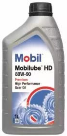 МАСЛО ТРАНСМИССИОННОЕ "Mobilube HD" 80W90 (1л) GL-5 (MOBIL минер (Ост)) 142132 MOBIL