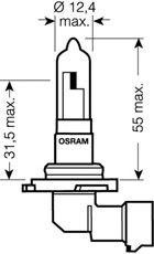 ЛАМПА НB3 А12-60/55W ФАР (галогеновая) OSRAM 9005 OSRAM