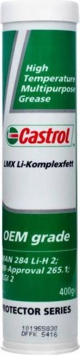 СМАЗКА ПЛАСТИЧНАЯ УНИВЕРСАЛЬНАЯ Castrol "LMX Grease" "LMX  LI  KOMPLEXFETT" (400гр.) (Castrol (008177)) 155ED1 CASTROL