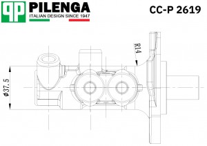 ЦИЛИНДР ТОРМОЗНОЙ ГЛАВНЫЙ Lada Vesta, X-Ray "Pilenga" CCP2619 PILENGA