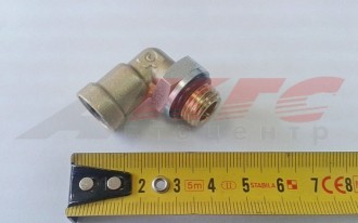 Фитинг (быстросъем) на трубки Г-образный (металл. 8 мм-М14х1,5) (9502-8-М14)