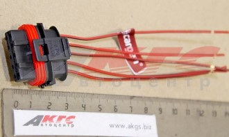 КОЛОДКА с проводами для ДМРВ Bosch (5 конт) "CARGEN" (ВАЗ AX-320)