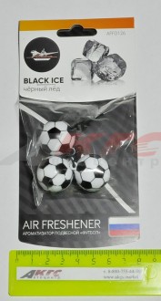Ароматизатор-игрушка AIRLINE Футбол Черный лед (AFFO126 (00000208164))