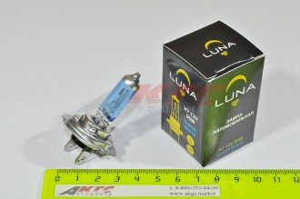 ЛАМПА Н7 А12-55 ФАР (галогеновая) "LUNA" Super White (белый свет 4200К) (Н7   А12-55)
