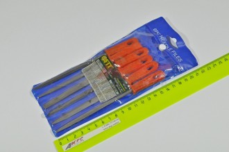 НАДФИЛИ 140 х 5 мм(пластмассовая ручка) (набор 6 шт) "FIT" (42160 FIT)