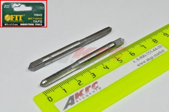 МЕТЧИКИ метрические  5 х 0,8 мм (легированная сталь) (набор 2 шт)  (70842 FIT)