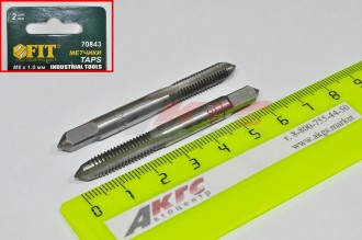 МЕТЧИКИ метрические  6 х 1,0 мм (легированная сталь) (набор 2 шт)  (70843 FIT)