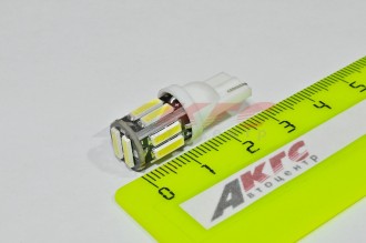 Лампа светодиодная габаритная (б/ц, T10 SMD10) (T10 SMD10 (ост))