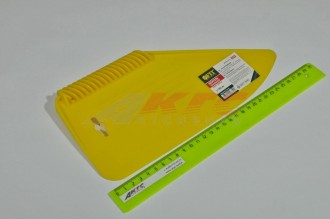 Шпатель прижимной, для разглаживания обоев, пластиковый, желтый 280 мм (20040) (06900 FIT)