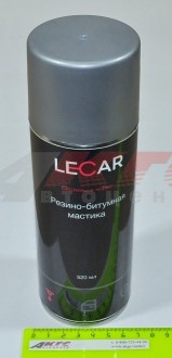 МАСТИКА Антикоррозионная резино-битумная "LECAR", аэрозоль (520мл) (LECAR000020111)
