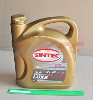 МАСЛО МОТОРНОЕ "SINTEC Lux / Lux 5000" SAE 10W40 (5л) API SL/CF (SINTEC Lux 10W40 п/синт)