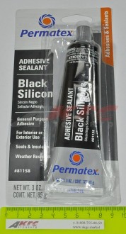 ГЕРМЕТИК силикон черный термостойкий "PERMATEX" 85г. (PERMATEX 81158)